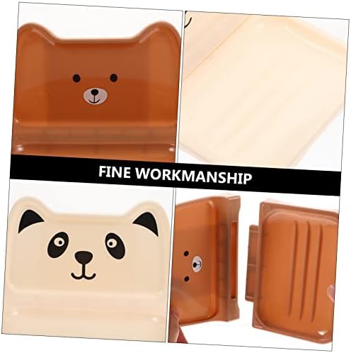 4pcs Wall-Mounted Bar Soap Stand Anti-Slip Dish Organizer 1