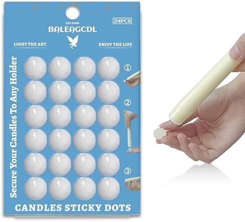 FLAMMUL Candle Sticky Dots - Set of 24