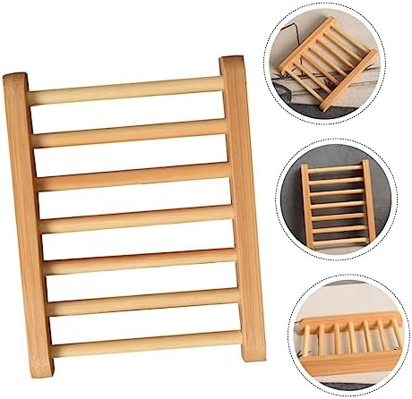PRETYZOOM Wooden Soap Holder for Bathroom and Shower