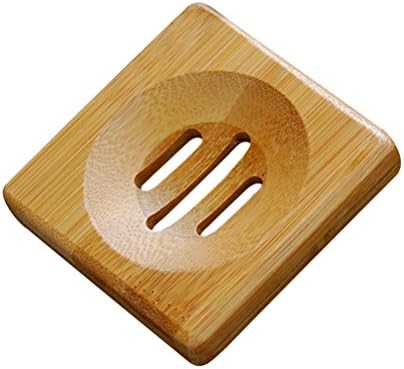 UnderReef Bamboo Soap Dish Square Holder 1