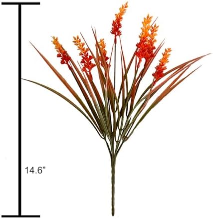 Shirfloral 10Pcs Artificial Lavender Bouquet for Fall Decor