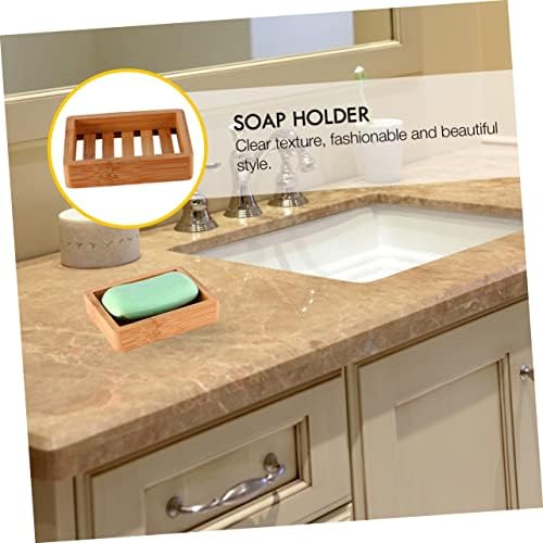 GLEAVI Wooden Soap Dish with Retro Design