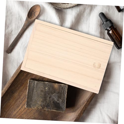 PRETYZOOM Elegant Wood Soap Dish for Bathroom and Kitchen