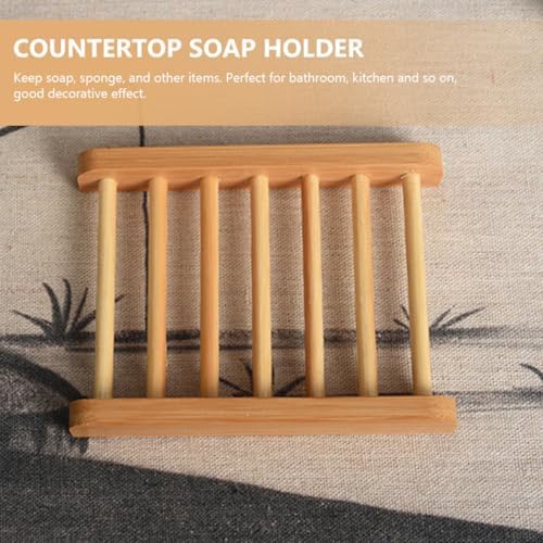 ABOOFAN Wooden Soap Holder for Bathroom and Kitchen