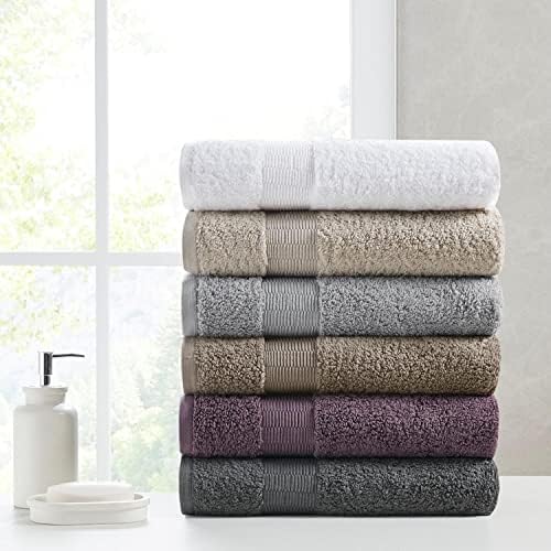 Madison Park Signature Luce 100 Egyptian Cotton Towel Set 6 Piece