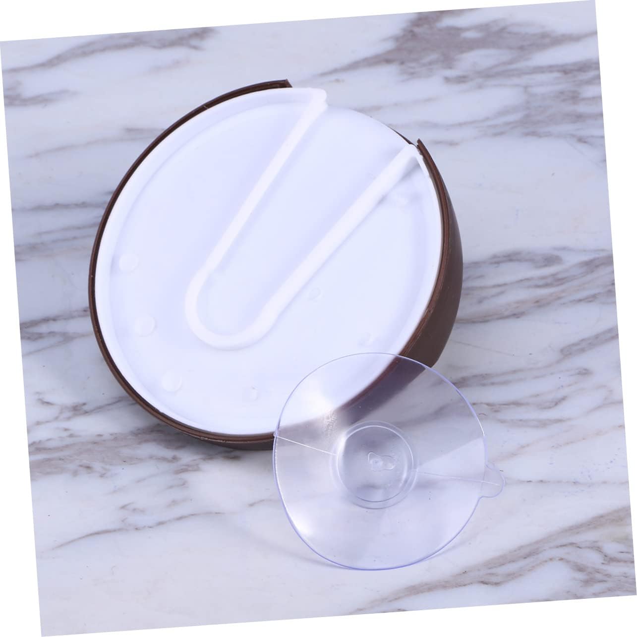 SOLUSTRE Wall Mounted Soap Holder with Suction Cup and Multi Drainage Design