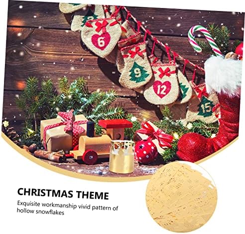 Black Snowflake Candle Holder 50 Pcs Christmas Decor