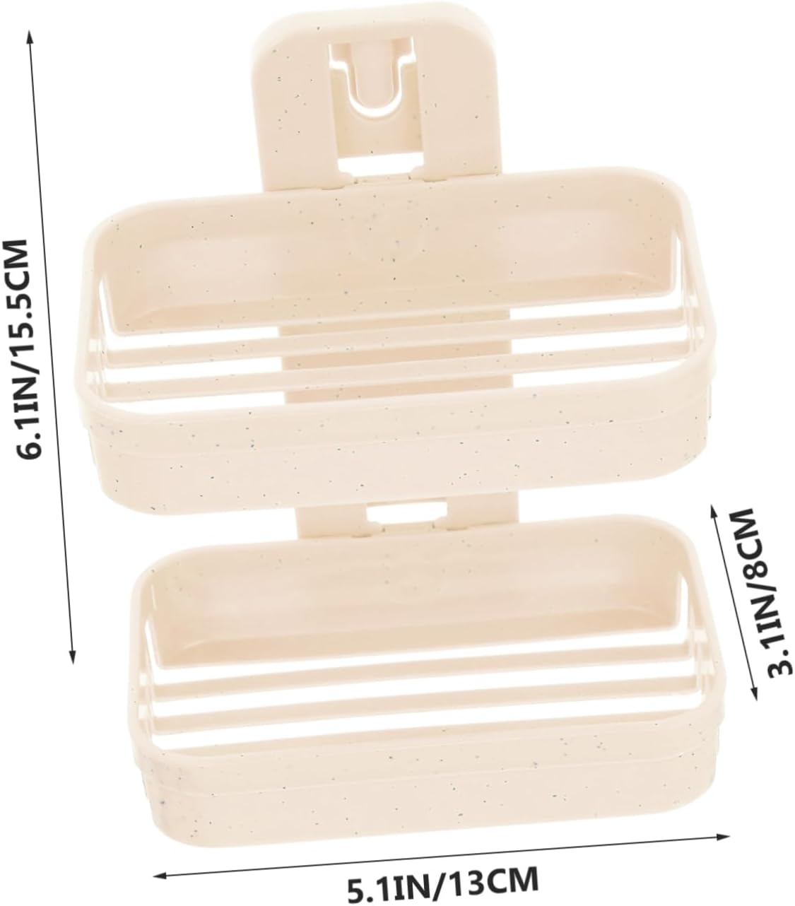 BUGUUYO Double Layer Wall Mounted Soap Dish