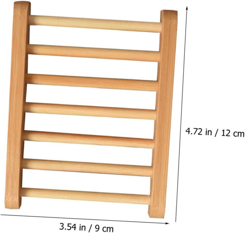Wooden Soap Holder Bathroom Soap Dish with Drainage
