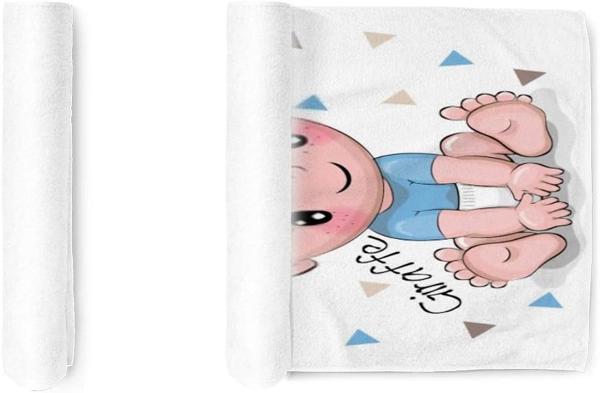 Hapuxt Giraffe Pattern Bath Towel 30x15inch Lightweight Quick-Dry