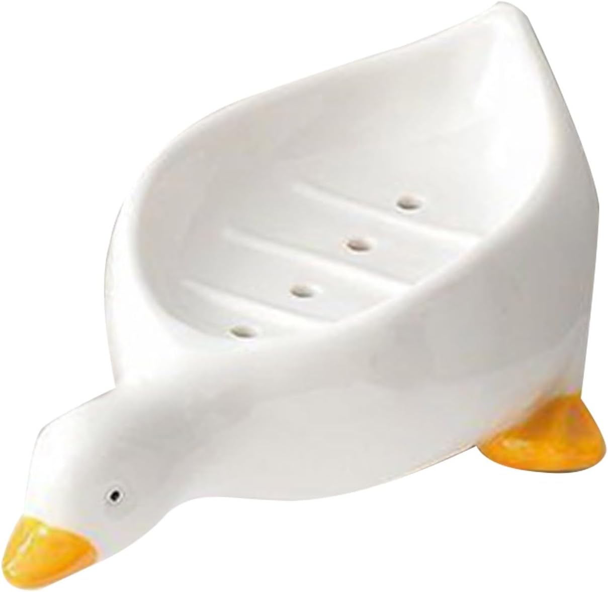 Cute Duck Soap Holder with Drainage for Shower
