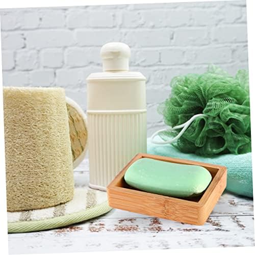 GLEAVI Wooden Soap Dish with Retro Design