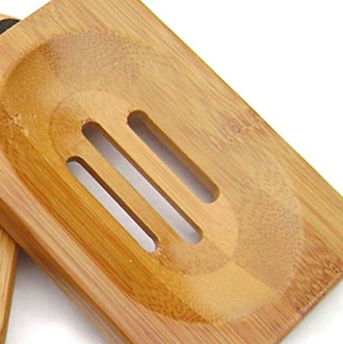 Bamboo Soap Dish Holder Keeps Soap Dry 1