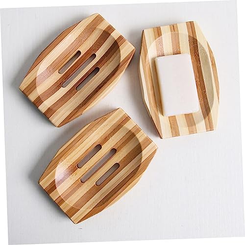 Luxshiny 2Pcs Hollow Soap Holder for Bathroom Kitchen with Self-Draining Design