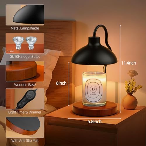 Novamer Candle Warmer Lamp with Timer Dimmer