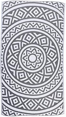 Bersuse 100 Cotton Turkish Beach Towel Set of 6 1