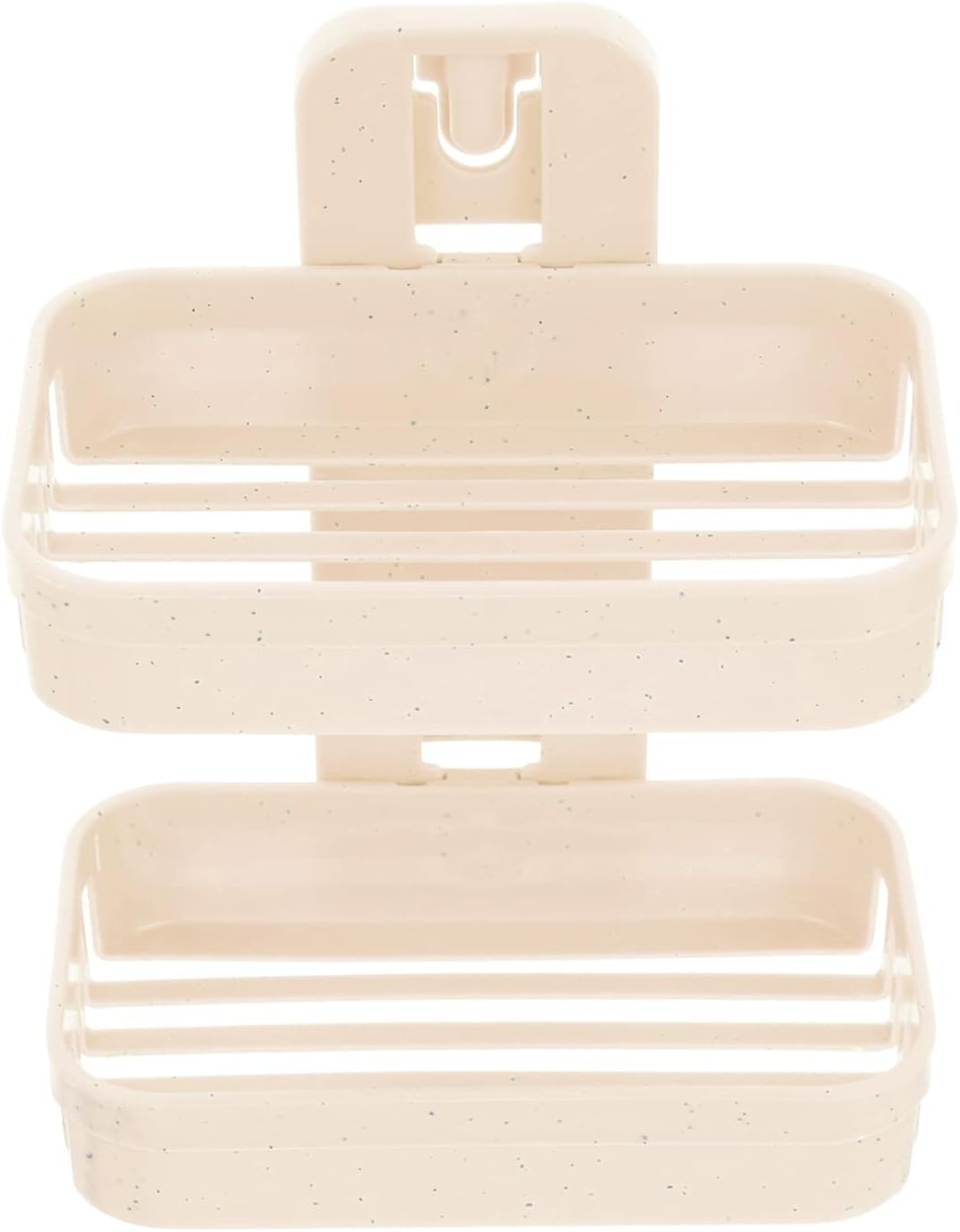 PRETYZOOM Wall Adhesive Double Layer Soap Holder