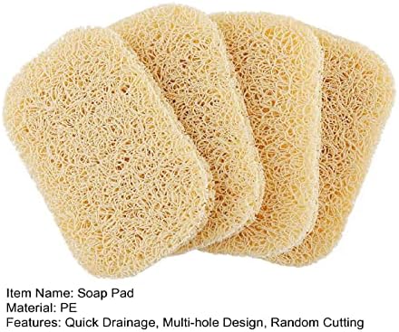 4PCS Bar Soap Saver Holder with Drainage for Bathroom and Kitchen