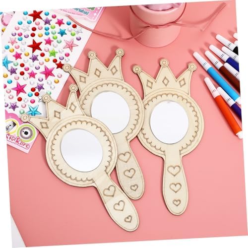 BESPORTBLE Handheld Mirror Craft Set for Kids 1