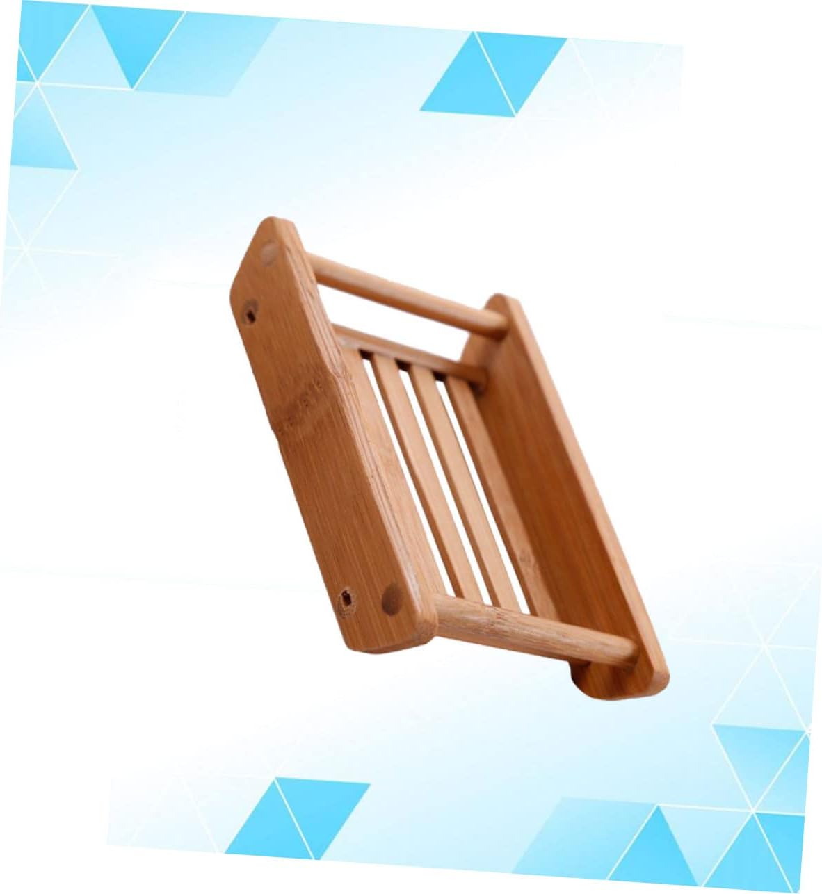Retro Boat Shaped Wooden Soap Dish for Bathroom Kitchen