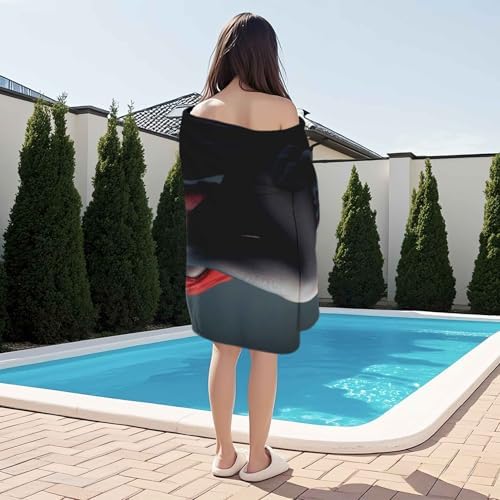 PolXmyxor Magnetic Beach Towel for Women Quick-Dry Microfiber 35x70