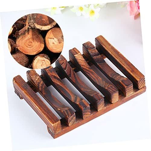 Stylish Wood Soap Holder with Drainage Design 1
