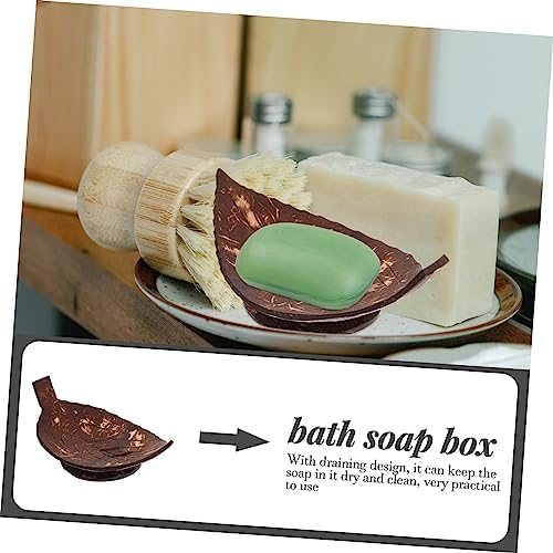 DOITOOL 2pcs Coconut Shell Soap Holder 1