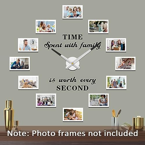 VANGOLD 3D Wall Clock Hands DIY Set with Mechanism and Sticker