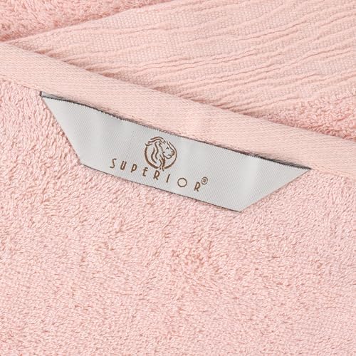 Superior Rayon from Bamboo Blend 12-Piece Pink Towel Set