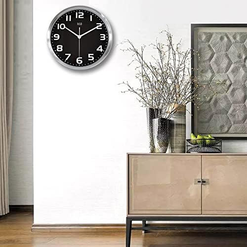 HITO 12 Inch Night Light Wall Clock with Adjustable Brightness