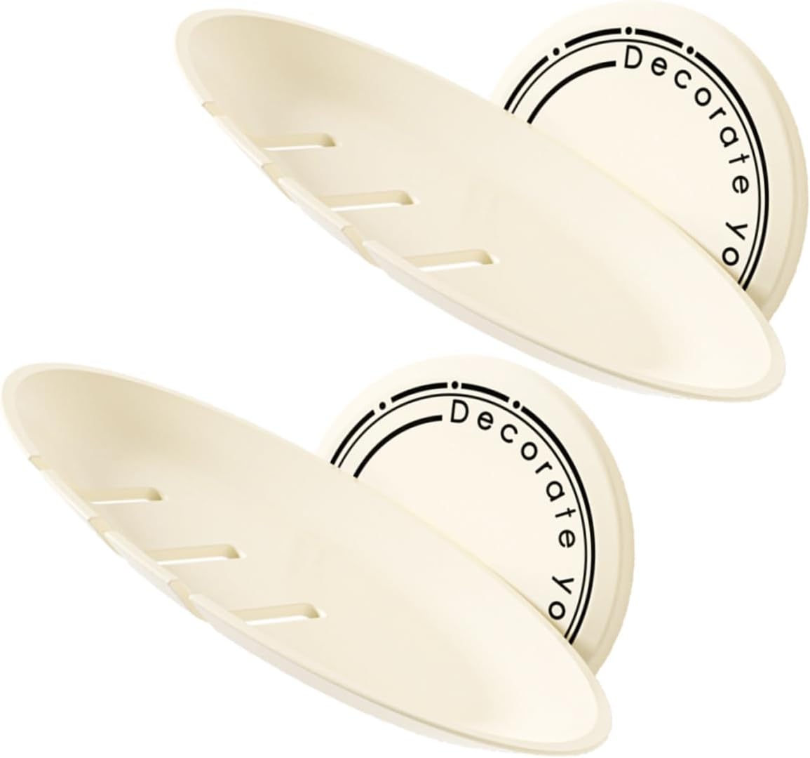 Wall-Mounted Soap Bar Holder with Drainage System