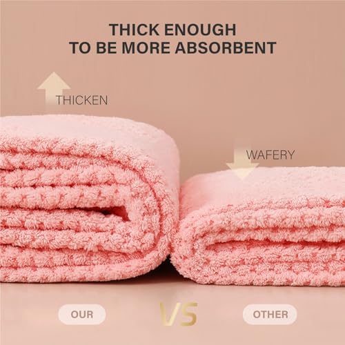 MaopaoBeauty 2 Pack Microfiber Hair Towel for Women