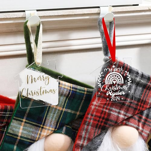 Jasilon Personalized Babys 1st Christmas Ornament