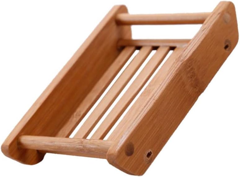 DECHOUS Wooden Soap Tray for Bathroom Drainage