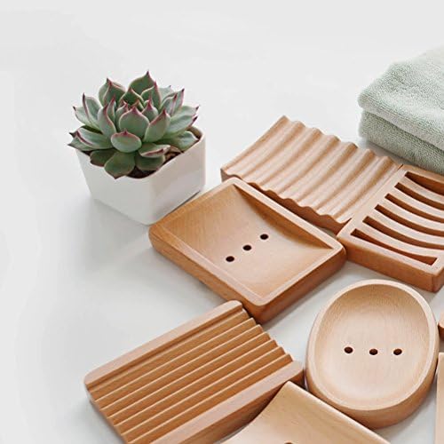 UnderReef Bamboo Soap Dish Square Holder 1