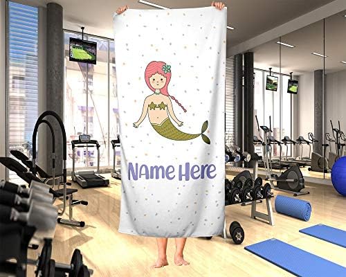 Extra Large Mermaid Towel for Kids - Customizable