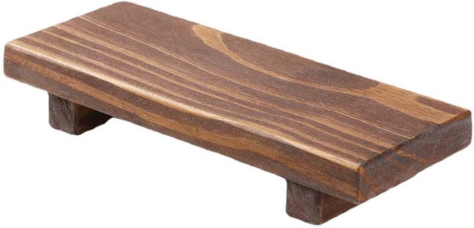 Teensery Wooden Pedestal Stand Farmhouse Decor
