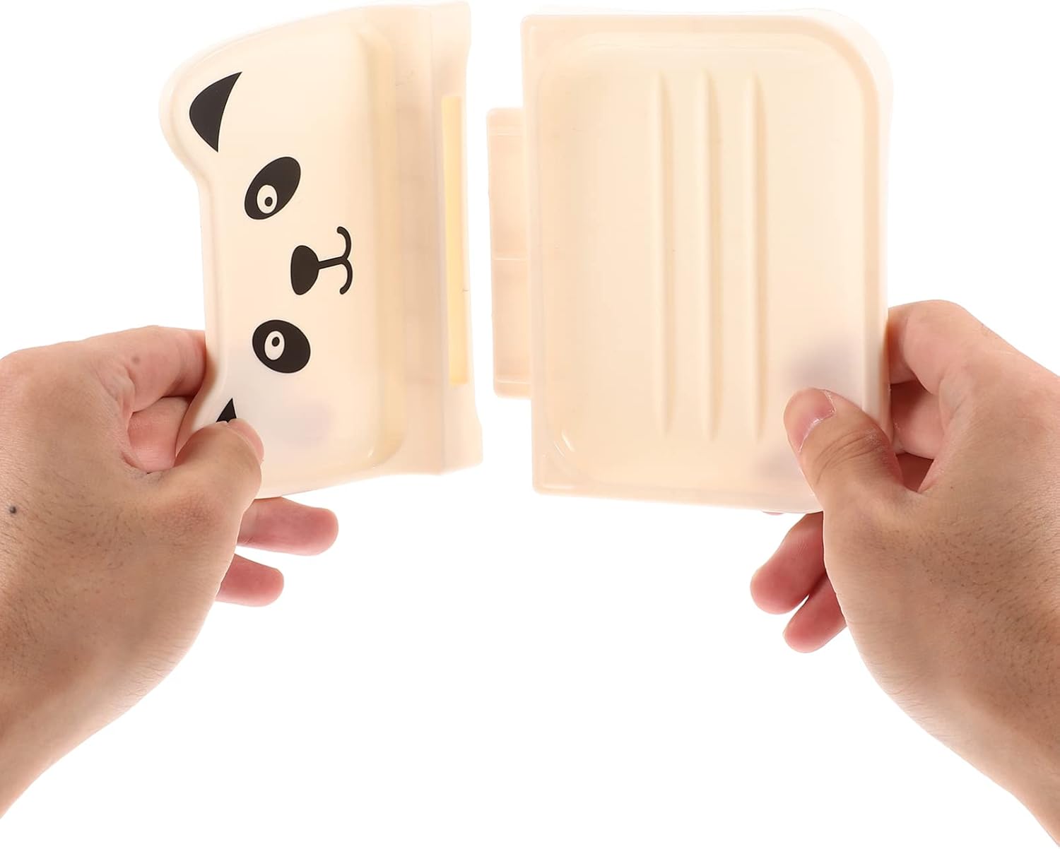 4pcs Wall-Mounted Soap Holder Bathroom Organizer