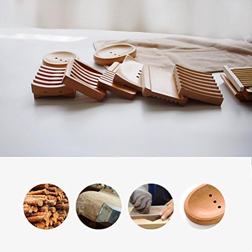 UnderReef Bamboo Soap Dish Square Holder 1