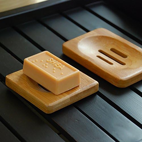 UnderReef Bamboo Soap Dish Square Holder 1