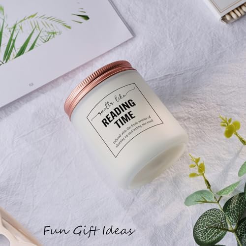 Funny Bookish Gift for Readers - Lavender Candle