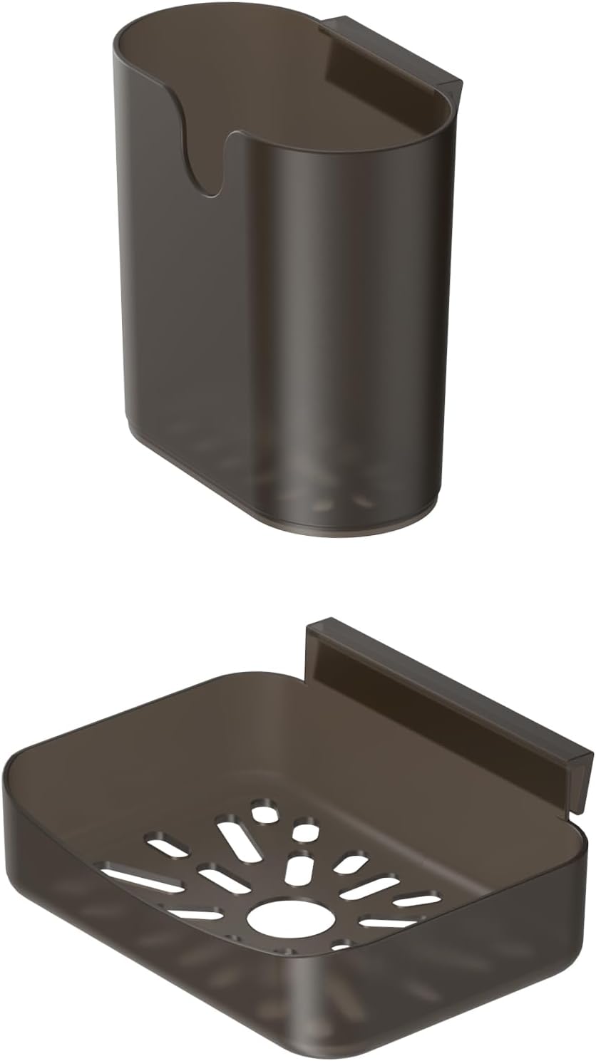 NESOMI Soap Dish and Toothbrush Holder 2 Pack 1