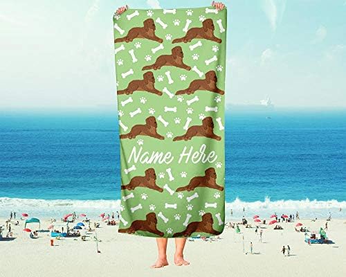 Personalized Pet Golden Retriever Towel for Kids