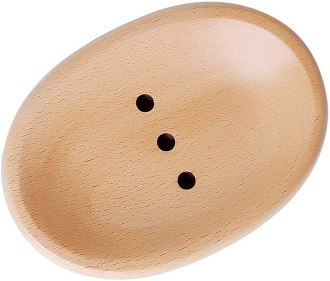 Cabilock Oval Soap Dish Holder for Bathroom