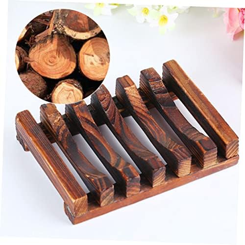 Classic Style Wooden Soap Holder with Drainage Tray