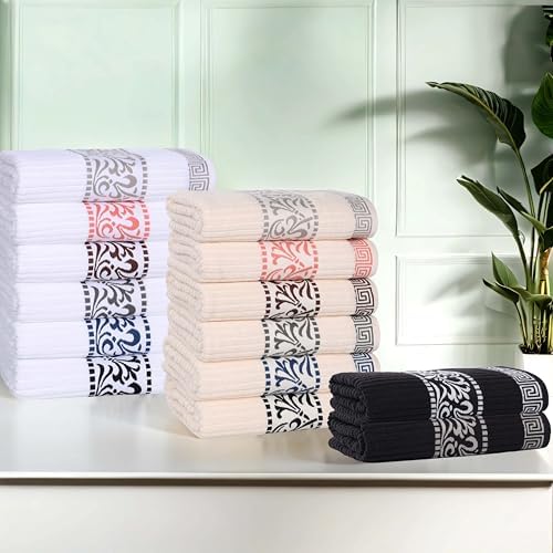 Superior Athens Cotton Towel Set - 4 Towels Black