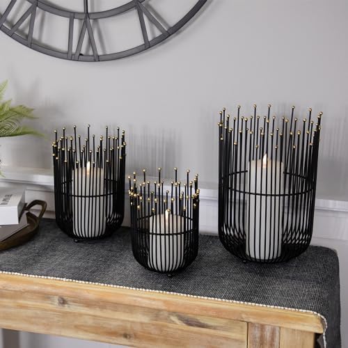 Northlight Medieval Style Iron Candleholders Set of 3