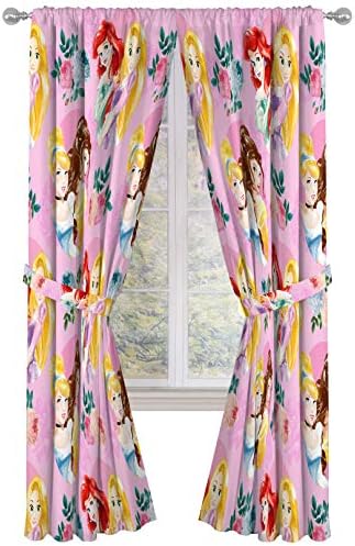 Jay Franco Disney Princess Sassy 84 Drapes 4 Piece Set