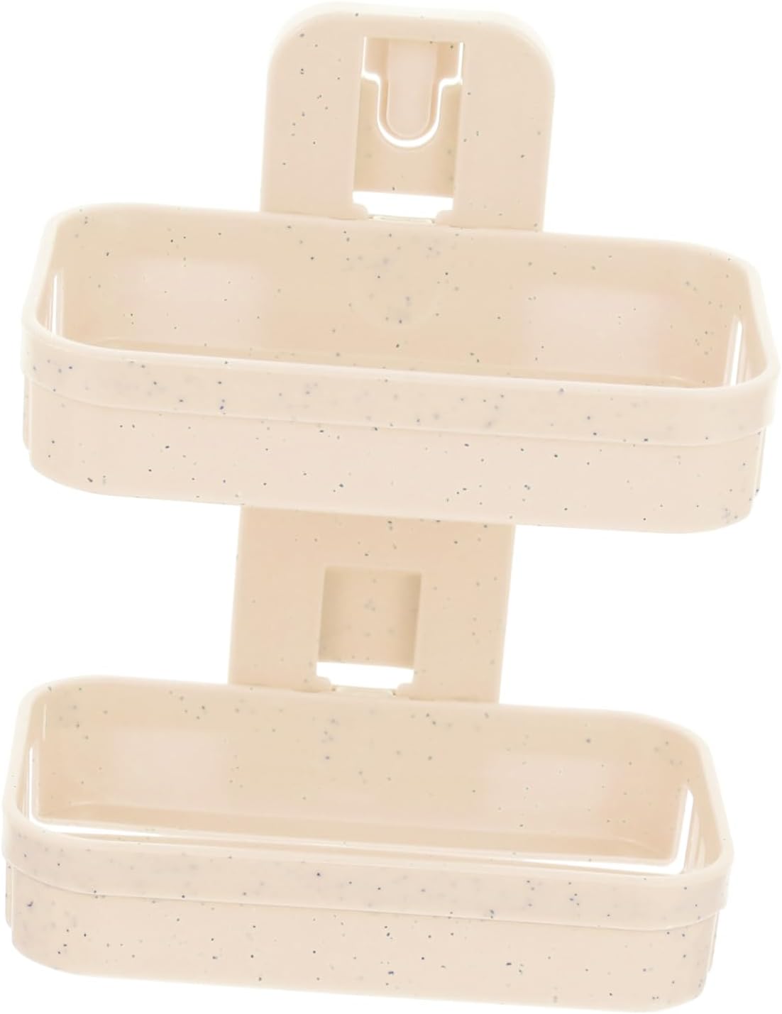 Double Layer Adhesive Soap Dish Holder for Shower Wall