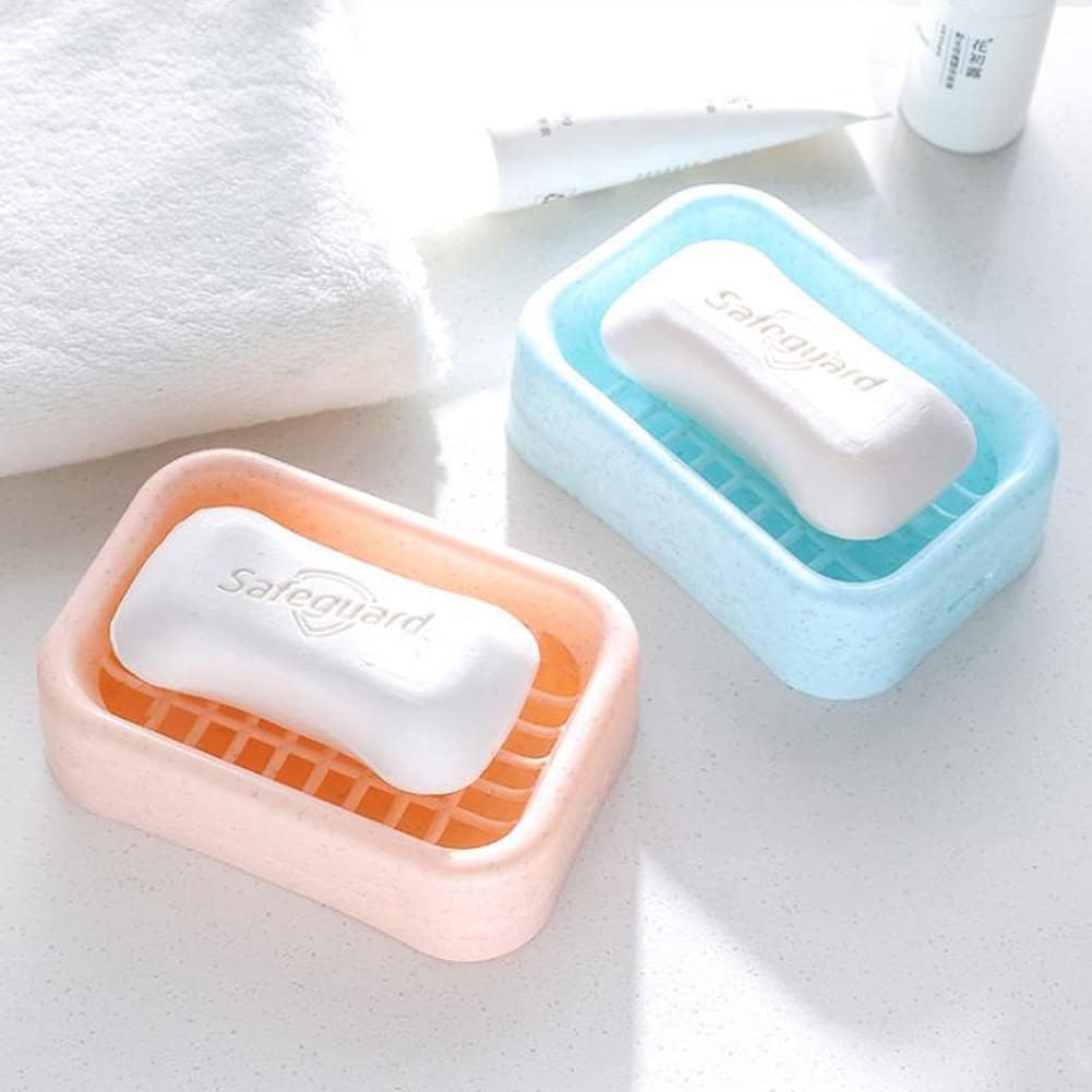 Soaps Bar Holder with Double Layer Design for Bathroom